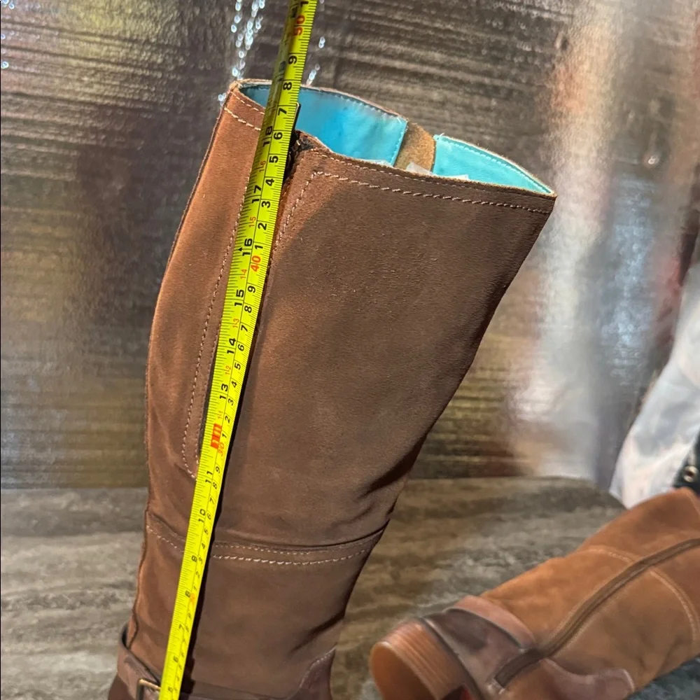 ROAN Charity Brown Knee-High Leather Boots. New 8 - Picture 11 of 11